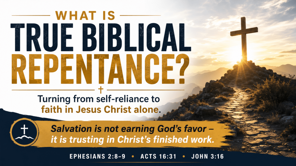 What Is True Biblical Repentance in Regard to&nbsp;Salvation?