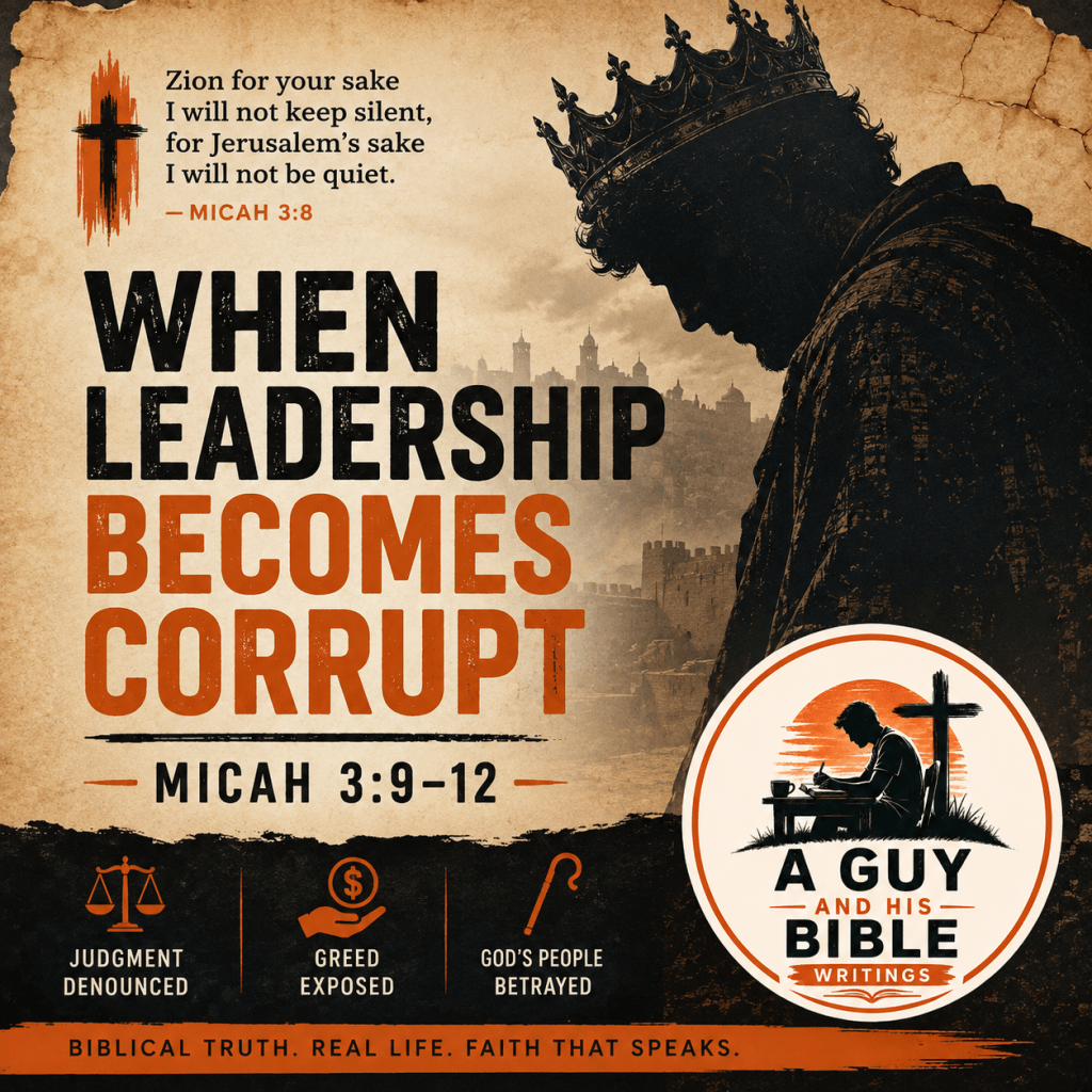 When Leadership Becomes Corrupt: The Warning of Micah&nbsp;3:9–12