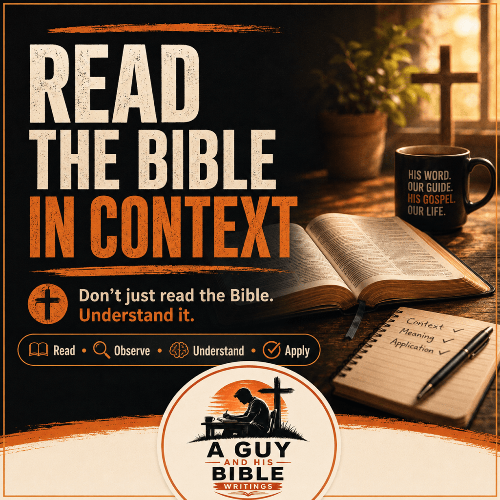 Read the Bible in Context: Moving Beyond Isolated Verses to a Deeper Understanding of God’s&nbsp;Word